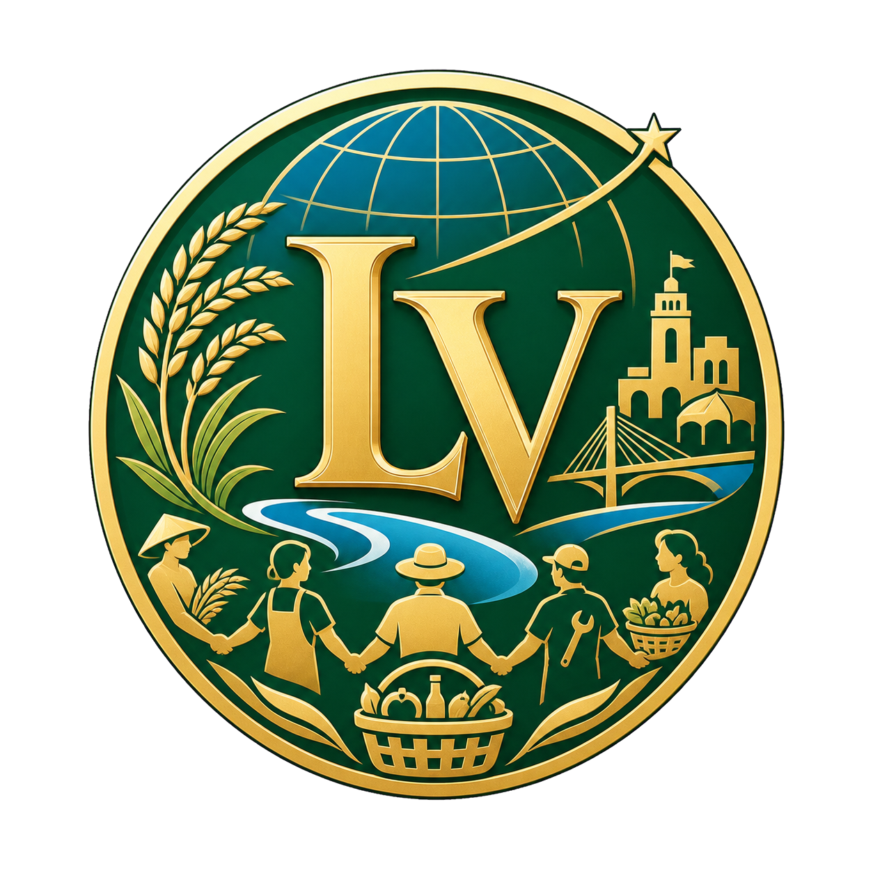 Logo Chợ Lấp Vò Online